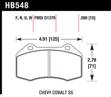 Load image into Gallery viewer, Hawk Renault Clio / Cobalt SS HPS Street Front Brake Pads