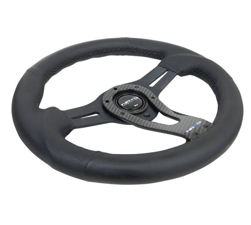 NRG Reinforced Steering Wheel (320mm) w/Carbon Center Spoke – Dynamic ...