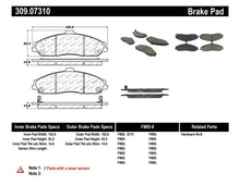 Load image into Gallery viewer, StopTech Performance 04-08 Cadillac XLR/XLR-V / 97-10 Corvette / 05-06 Pontiac GTO Front Brake Pads