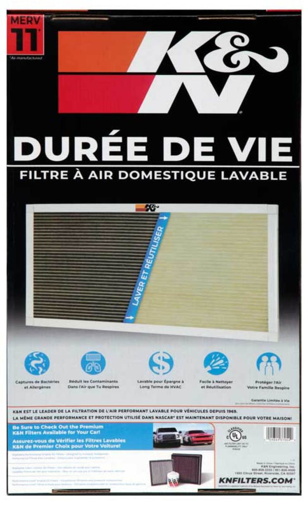 K&N HVAC Filter - 12 X 20 X 1