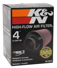 Load image into Gallery viewer, K&amp;N Universal Air Filter (4in. Flange / 6in. Base OD / 4-5/8in. Top OD / 6in. Height)