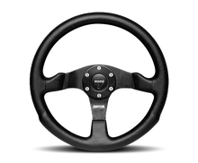 Load image into Gallery viewer, Momo Competition Steering Wheel 350 mm - Black AirLeather/Black Spokes