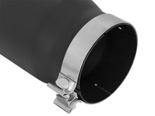 Load image into Gallery viewer, aFe Power MACH Force-Xp 5in In x 6in Out x 15in L Bolt-On 409 SS Exhaust Tip - Black