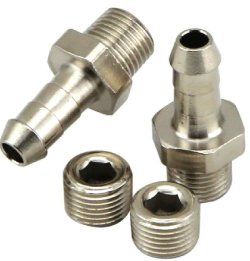 Turbosmart 1/8in NPT 6mm Hose Tail Fittings and Blanks