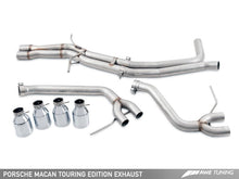 Load image into Gallery viewer, AWE Tuning Porsche Macan Touring Edition Exhaust System - Diamond Black 102mm Tips