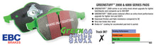 Load image into Gallery viewer, EBC 09-11 Audi A4 2.0 Turbo Greenstuff Front Brake Pads