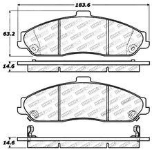 Load image into Gallery viewer, StopTech Performance 04-08 Cadillac XLR/XLR-V / 97-10 Corvette / 05-06 Pontiac GTO Front Brake Pads