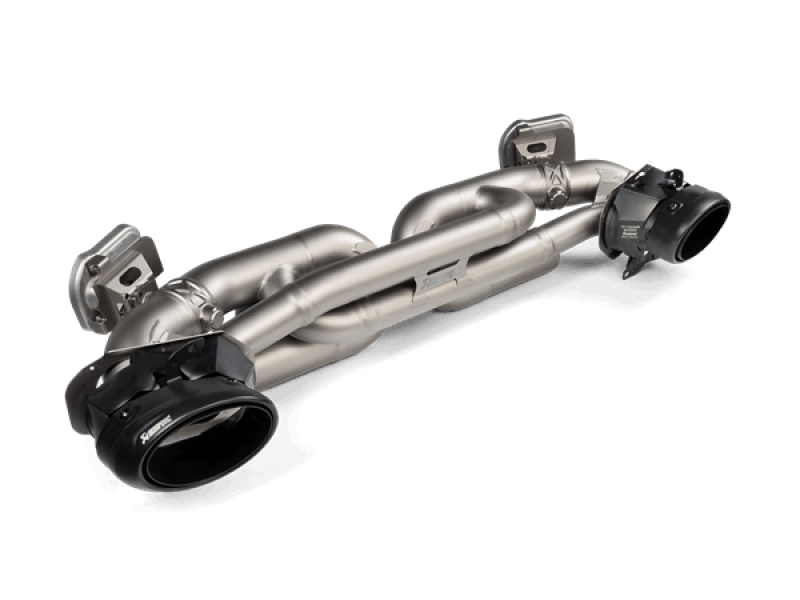 Akrapovic 20-21 Porsche 911 Turbo/Turbo S (992) Slip-On Race Line (Titanium) (REQUIRES TIPS)