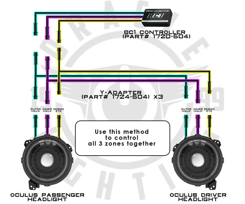 Oracle Lighting Wiring Harness SEE WARRANTY