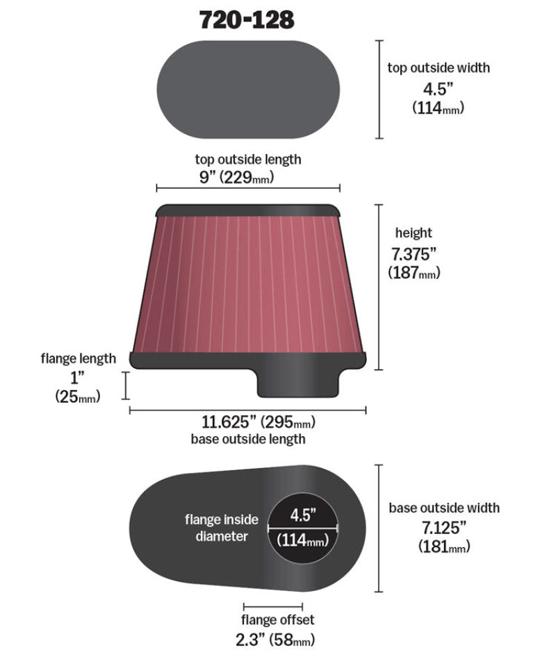 Airaid Dodge 5.9/6.7L DSL / Ford 6.0L DSL Kit Replacement Air Filter