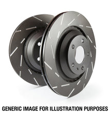 Load image into Gallery viewer, EBC 03-04 Cadillac XLR 4.6 USR Slotted Rear Rotors