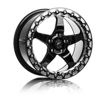 Load image into Gallery viewer, Forgestar D5 Beadlock 17x10 / 5x115 BP / ET00 / 5.5in BS Gloss Black Wheel