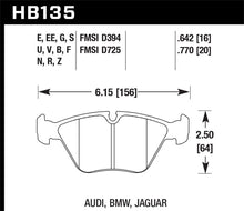 Load image into Gallery viewer, Hawk 1997 BMW E36 M3 Blue 9012 Race Front Brake Pads