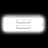 ORACLE Lighting Universal Illuminated LED Letter Badges - Matte Wht Surface Finish - B SEE WARRANTY