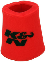 Load image into Gallery viewer, K&amp;N Airforce Pre-Cleaner Round Tapered Red Air Filter Foam Wrap 6in Base ID x 5in Top ID x 9in H