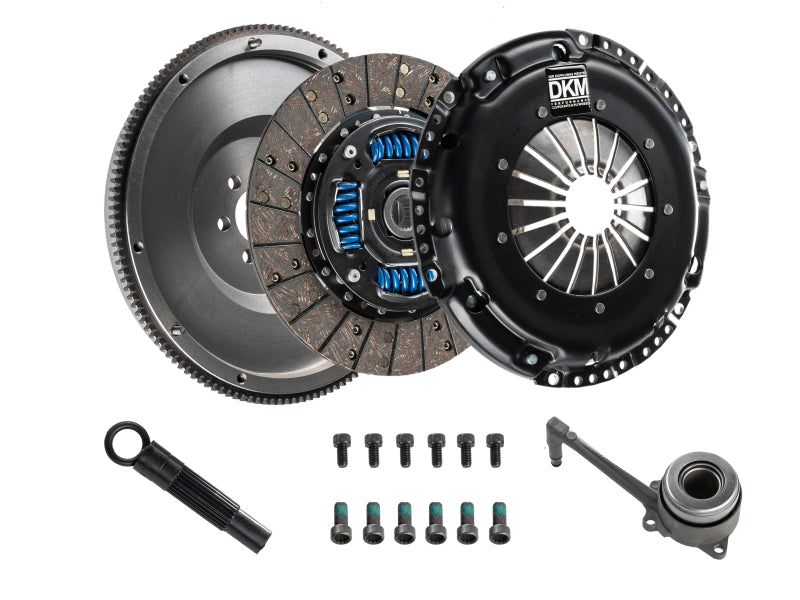 DKM Clutch 2.0 VW/Audi A3 FSI 6 Bolt Sprung Organic MB Clutch w/Steel Flywheel (440 ft/lbs Torque)