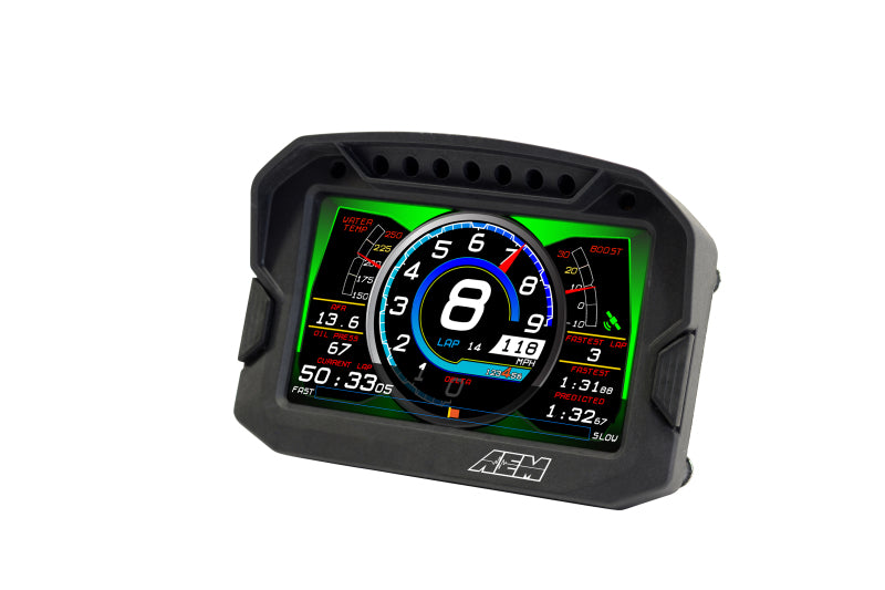 AEM CD-5G Carbon Digital Dash Display w/ Interal 10Hz GPS & Antenna