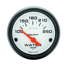 Load image into Gallery viewer, Autometer Phantom 52mm 100-250 Deg F Electronic Water Temp Gauge