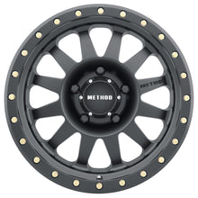 Load image into Gallery viewer, Method MR304 Double Standard 15x8 -24mm Offset 5x4.5 83mm CB Matte Black Wheel