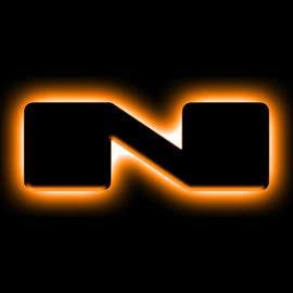 ORACLE Lighting Universal Illuminated LED Letter Badges - Matte Blk Surface Finish - N
