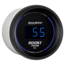 Load image into Gallery viewer, Autometer Cobalt Digital 52mm Digital 5-60 PSI Boost Gauge